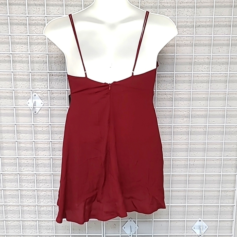 New With Tags Lulus A-line Faux Button Front Mini Dress Size S - Picture 4 of 9